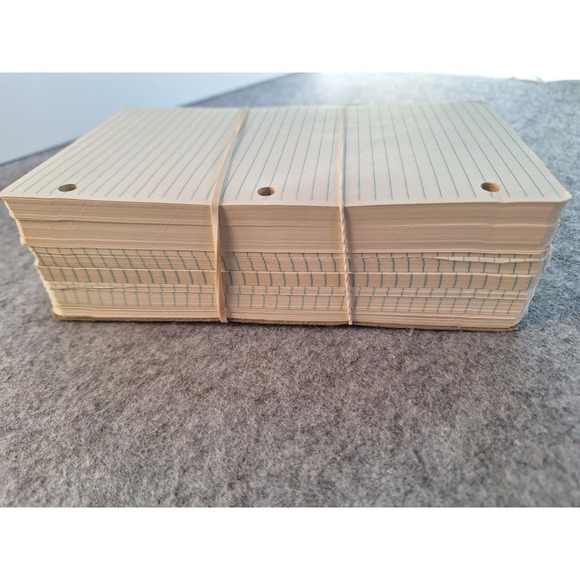 Planner Paper 3 hole Punched Lined Vintage - Picture 2 of 6